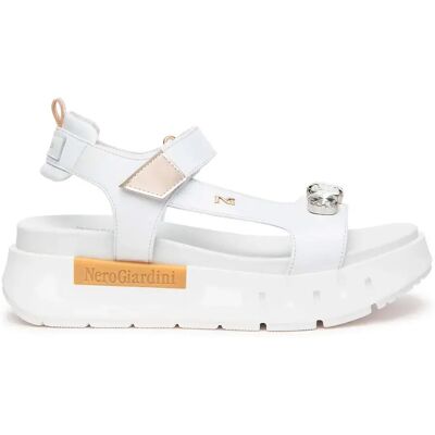 Ahead Nero Giardini Sandales Compensées E410707d White EU 38 Femme - Publicité Ahead Nero Giardini Sandales Compensées E410707d White EU 38 Femme - Publicité