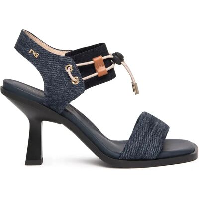 Ahead Nero Giardini Sandales à Talons E513721d Jeans EU 37 Femme - Publicité Ahead Nero Giardini Sandales à Talons E513721d Jeans EU 37 Femme - Publicité