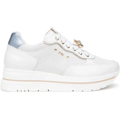 Ahead Nero Giardini Baskets E615202d White EU 40 Femme - Publicité Ahead Nero Giardini Baskets E615202d White EU 40 Femme - Publicité