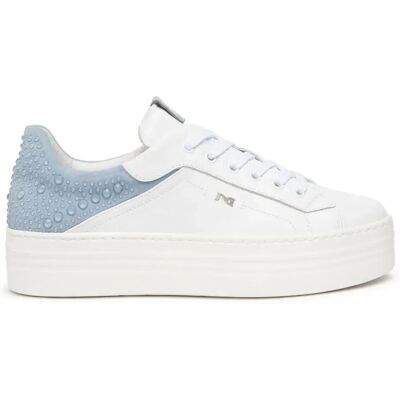Ahead Nero Giardini Baskets E615300d White EU 40 Femme - Publicité Ahead Nero Giardini Baskets E615300d White EU 40 Femme - Publicité