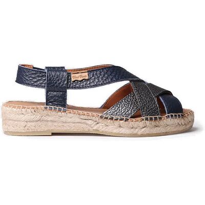 Toni Pons Sandales Compensées En Sparte Elia-bg Lead Grey / Navy EU 37 Femme - Publicité Toni Pons Sandales Compensées En Sparte Elia-bg Lead Grey / Navy EU 37 Femme - Publicité