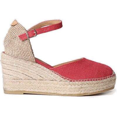 Toni Pons Espadrilles Compensées Laia-nt Red EU 37 Femme - Publicité Toni Pons Espadrilles Compensées Laia-nt Red EU 37 Femme - Publicité