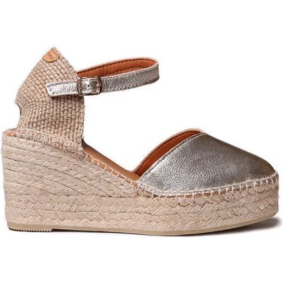 Toni Pons Espadrilles Compensées Magda-p Platinum EU 35 Femme - Publicité Toni Pons Espadrilles Compensées Magda-p Platinum EU 35 Femme - Publicité