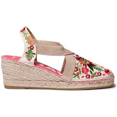 Toni Pons Espadrilles Compensées Montjoi Peony EU 45 Femme - Publicité Toni Pons Espadrilles Compensées Montjoi Peony EU 45 Femme - Publicité