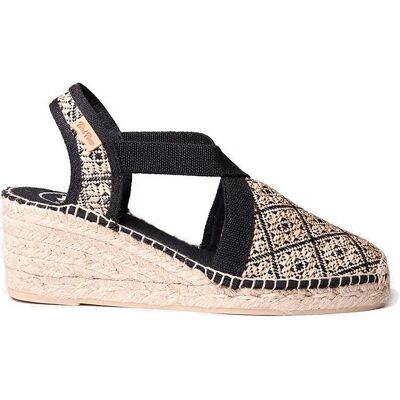 Toni Pons Espadrilles Compensées Terra-ge Black EU 44 Femme - Publicité Toni Pons Espadrilles Compensées Terra-ge Black EU 44 Femme - Publicité