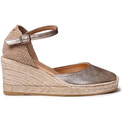 Toni Pons Espadrilles Compensées Tiana Platinum EU 38 Femme - Publicité Toni Pons Espadrilles Compensées Tiana Platinum EU 38 Femme - Publicité