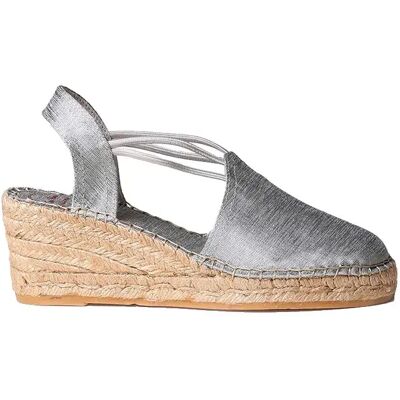 Toni Pons Espadrilles Compensées Turia Silver EU 44 Femme - Publicité Toni Pons Espadrilles Compensées Turia Silver EU 44 Femme - Publicité