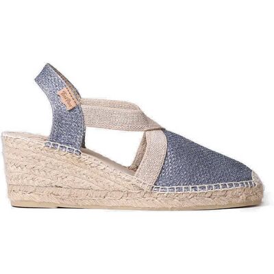 Toni Pons Espadrilles Compensées Triton Denim EU 38 Femme - Publicité Toni Pons Espadrilles Compensées Triton Denim EU 38 Femme - Publicité