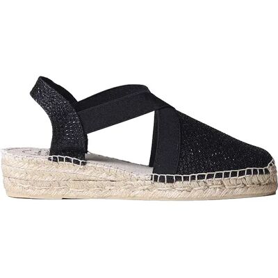 Toni Pons Espadrilles Compensées Velino Black EU 36 Femme - Publicité Toni Pons Espadrilles Compensées Velino Black EU 36 Femme - Publicité