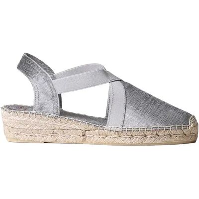 Toni Pons Espadrilles Compensées Vic Silver EU 38 Femme - Publicité Toni Pons Espadrilles Compensées Vic Silver EU 38 Femme - Publicité