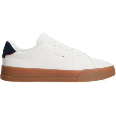 Tommy Hilfiger Baskets Fm0fm05367 White / Navy EU 40 Homme - Publicité Tommy Hilfiger Baskets Fm0fm05367 White / Navy EU 40 Homme - Publicité