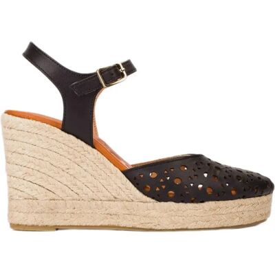 Wonders Espadrilles Compensées Pilar 05 Black EU 41 Femme - Publicité Wonders Espadrilles Compensées Pilar 05 Black EU 41 Femme - Publicité