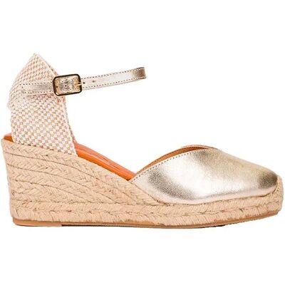 Wonders Espadrilles Compensées Sinai 85 Champagne EU 37 Femme - Publicité Wonders Espadrilles Compensées Sinai 85 Champagne EU 37 Femme - Publicité