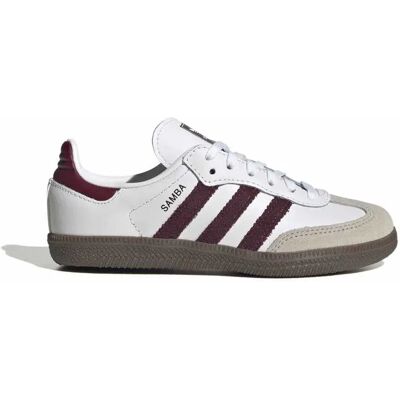 Adidas Originals Baskets Samba Og Ftwr White / Maroon / Gum 5 EU 31 1/2 Garçon,Fille - Publicité Adidas Originals Baskets Samba Og Ftwr White / Maroon / Gum 5 EU 31 1/2 Garçon,Fille - Publicité