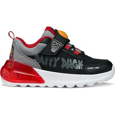 Geox Baskets Sans Lacets Junior Activart Illuminus Black / Red EU 24 Garçon - Publicité Geox Baskets Sans Lacets Junior Activart Illuminus Black / Red EU 24 Garçon - Publicité