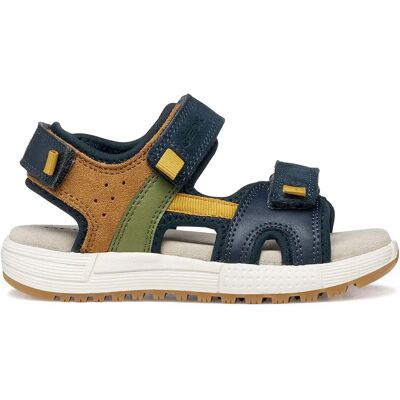 Geox Sandales Pour Jeunes Alben Navy / Ochre EU 30 Garçon - Publicité Geox Sandales Pour Jeunes Alben Navy / Ochre EU 30 Garçon - Publicité