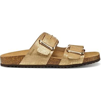 Geox Sandales Brionia R Light Gold EU 39 Femme - Publicité Geox Sandales Brionia R Light Gold EU 39 Femme - Publicité