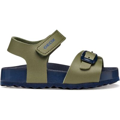 Geox Sandales Pour Tout-petits Chalki Olive / Navy EU 27 Garçon - Publicité Geox Sandales Pour Tout-petits Chalki Olive / Navy EU 27 Garçon - Publicité