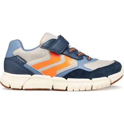Geox Baskets Sans Lacets Junior Flexyper Light Grey / Navy EU 36 Garçon - Publicité Geox Baskets Sans Lacets Junior Flexyper Light Grey / Navy EU 36 Garçon - Publicité