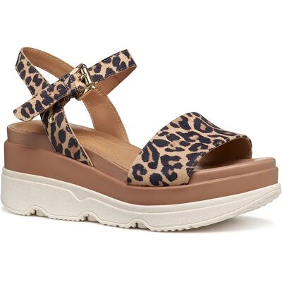 Geox Sandales Compensées Gardenia Natural EU 38 Femme - Publicité Geox Sandales Compensées Gardenia Natural EU 38 Femme - Publicité