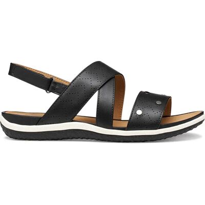 Geox Sandales Vega D65r6b000bc Black EU 37 Femme - Publicité Geox Sandales Vega D65r6b000bc Black EU 37 Femme - Publicité