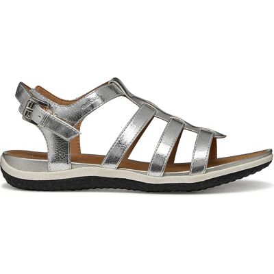 Geox Sandales Vega Silver EU 41 Femme - Publicité Geox Sandales Vega Silver EU 41 Femme - Publicité