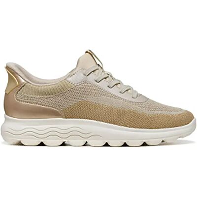 Geox Baskets D Spherica Plus Lt Sand / Lt Gold EU 41 Femme - Publicité Geox Baskets D Spherica Plus Lt Sand / Lt Gold EU 41 Femme - Publicité