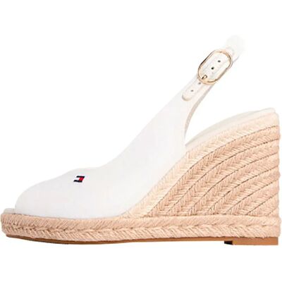 Tommy Hilfiger Espadrilles Compensées Fw0fw09343 Ecru EU 36 Femme - Publicité Tommy Hilfiger Espadrilles Compensées Fw0fw09343 Ecru EU 36 Femme - Publicité