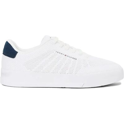 Tommy Hilfiger Baskets Court White EU 41 Homme - Publicité Tommy Hilfiger Baskets Court White EU 41 Homme - Publicité