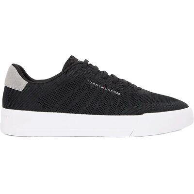 Tommy Hilfiger Baskets Court Black EU 41 Homme - Publicité Tommy Hilfiger Baskets Court Black EU 41 Homme - Publicité