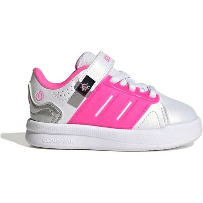 Adidas Baskets Pour Bébé Lightorama Court Ftwr White / Lucid Pink / Silver Metallic EU 19 Garçon,Fille - Publicité Adidas Baskets Pour Bébé Lightorama Court Ftwr White / Lucid Pink / Silver Metallic EU 19 Garçon,Fille - Publicité