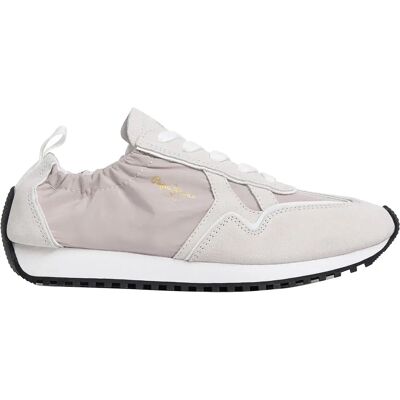 Pepe Jeans Baskets Blair Essence Optic White EU 36 Femme - Publicité Pepe Jeans Baskets Blair Essence Optic White EU 36 Femme - Publicité