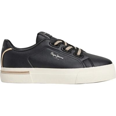 Pepe Jeans Baskets Carla Basic Black EU 41 Femme - Publicité Pepe Jeans Baskets Carla Basic Black EU 41 Femme - Publicité