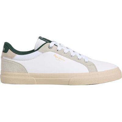 Pepe Jeans Baskets Kenton City White EU 44 Homme - Publicité Pepe Jeans Baskets Kenton City White EU 44 Homme - Publicité