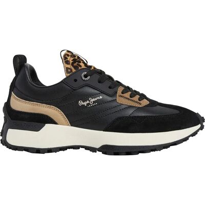 Pepe Jeans Baskets Lucky Fierce Black EU 41 Femme - Publicité Pepe Jeans Baskets Lucky Fierce Black EU 41 Femme - Publicité