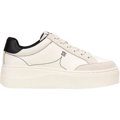 Hugo Baskets Lyzz 10280063 Open White EU 40 Femme - Publicité Hugo Baskets Lyzz 10280063 Open White EU 40 Femme - Publicité