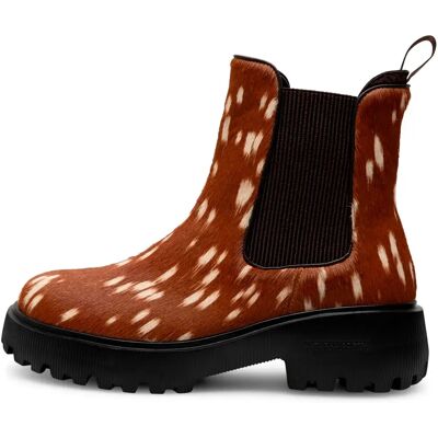 Woden Bottes Aya Animal Bambi Brown EU 37 - Publicité Woden Bottes Aya Animal Bambi Brown EU 37 - Publicité