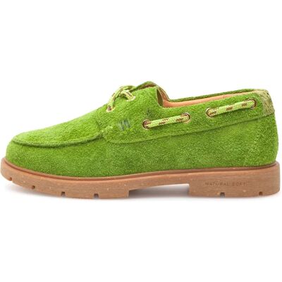 Woden Chaussures Bateau Johanne S Bambus Green EU 42 Femme - Publicité Woden Chaussures Bateau Johanne S Bambus Green EU 42 Femme - Publicité