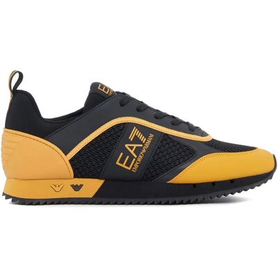 Giorgio Armani Ea7 Emporio Armani Baskets Black & White Laces Black / Yellow EU 42 Homme,Femme - Publicité Giorgio Armani Ea7 Emporio Armani Baskets Black & White Laces Black / Yellow EU 42 Homme,Femme - Publicité