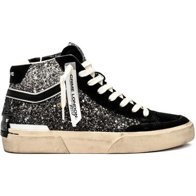 Crime London Baskets Sk8 Recut High Black EU 41 Femme - Publicité Crime London Baskets Sk8 Recut High Black EU 41 Femme - Publicité