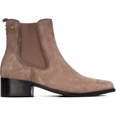 Carmela Bottines à Talons 16414302 Taupe EU 36 - Publicité Carmela Bottines à Talons 16414302 Taupe EU 36 - Publicité