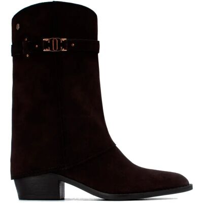 Carmela Bottines à Talons 16432803 Brown EU 40 - Publicité Carmela Bottines à Talons 16432803 Brown EU 40 - Publicité