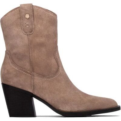 Carmela Bottines à Talons 16438702 Taupe EU 36 - Publicité Carmela Bottines à Talons 16438702 Taupe EU 36 - Publicité