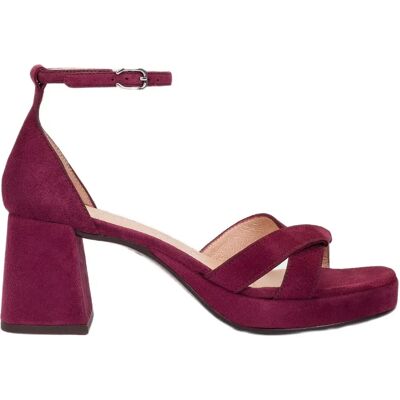 Wonders Sandales à Talons Zaida 23 Wine EU 38 Femme - Publicité Wonders Sandales à Talons Zaida 23 Wine EU 38 Femme - Publicité