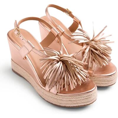 Gioseppo Sandales Compensées Kilosa Rose Gold EU 38 Femme - Publicité Gioseppo Sandales Compensées Kilosa Rose Gold EU 38 Femme - Publicité