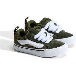 Vans Baskets Knu Skool Check Camo Obsidian Fern / Green EU 28 Garçon,Fille