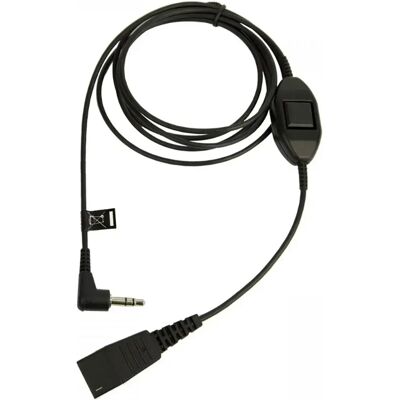 Jabra écouteurs Quick Disconnect To Jack Cord 3.5 Mm Black One Size - Publicité Jabra écouteurs Quick Disconnect To Jack Cord 3.5 Mm Black One Size - Publicité