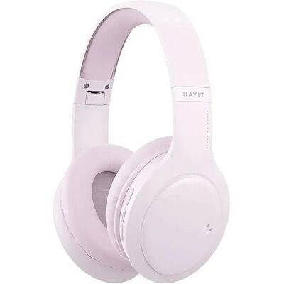 Havit H633BT - Casque sans fil rose - 20h - Publicité Havit H633BT - Casque sans fil rose - 20h - Publicité