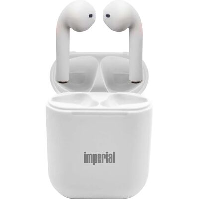 Casque Bluetooth Imperial HP 1 - Contrôle Tactile, Blanc - Publicité Casque Bluetooth Imperial HP 1 - Contrôle Tactile, Blanc - Publicité