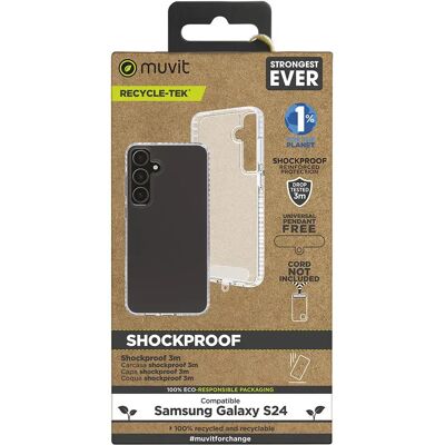 Muvit For Change Coque De Téléphone Galaxy S24 Antichoc 3m Clear One Size unisex - Publicité Muvit For Change Coque De Téléphone Galaxy S24 Antichoc 3m Clear One Size unisex - Publicité
